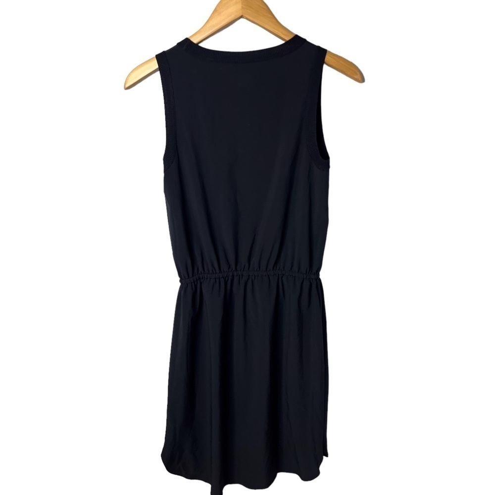 Athleta Rincon Dress Black Sleeveless Size XXS Drawstring Waist Style 291709 - Picture 4 of 9